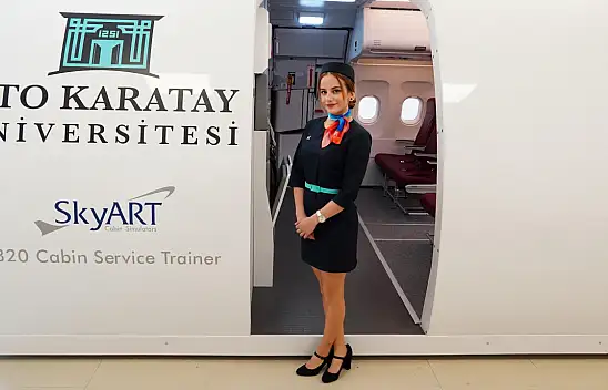KTO Karataylı Kabin Memuru adaylarına  Mock- Up eğitimi
