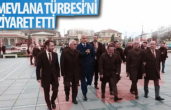 Kültür ve Turizm Bakanı Mehmet Nuri Ersoy, Mevlana Türbesi'nde