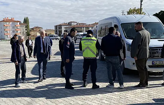 Kulu'da ekipler, öğrenci güvenliği için sahada!