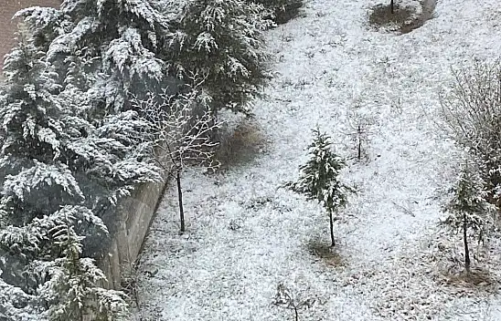 Kulu'da kar yağışı etkili oldu