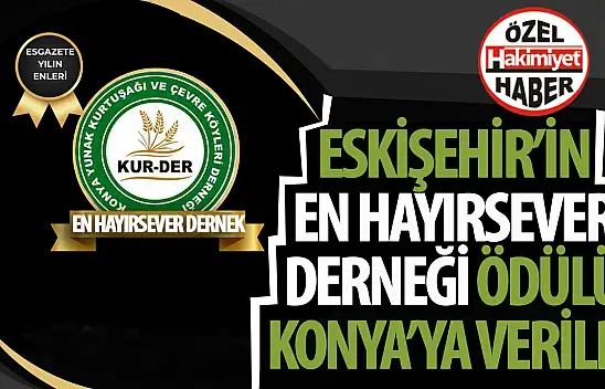 KUR-DER, Yılın En Hayırsever Derneği Seçildi!