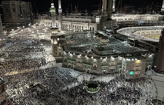 Kutsal topraklara hac için bir milyondan fazla kişi geldi