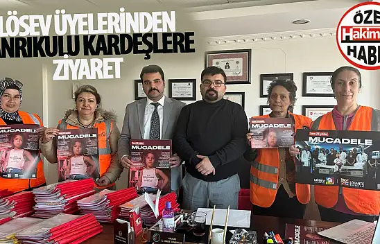 Lösev Vakfı üyelerinden Tanrıkulu kardeşlere ziyaret