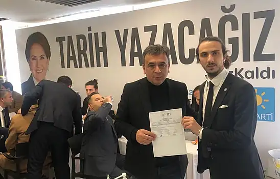 Mehmet Emin Altunel, İyi Parti'den Aday Adaylığı Başvurusunu Yaptı