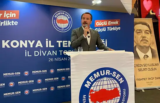 Memur-Sen Konfederasyonu Genel Başkanı Ali Yalçın Konya'da konuştu