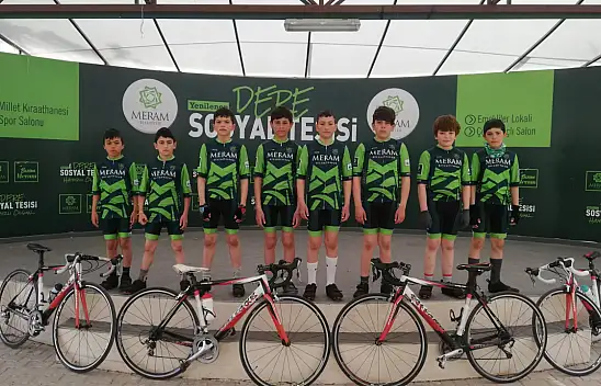 Meram Belediyesporlu Minik Bisikletçiler Şampiyonaya Olimpik Veledrom'da Hazırlanıyor