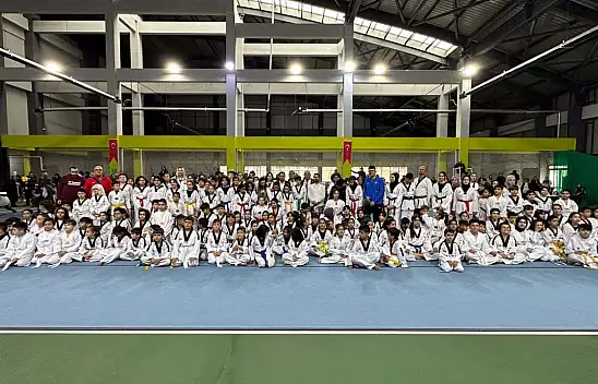 Meram'da geleceğin şampiyonları kuşak heyecanı yaşadı