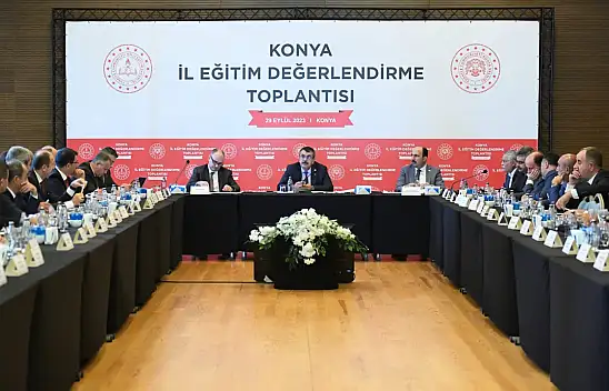 Milli Eğitim Bakanı Yusuf Tekin Konya İl Eğitim Değerlendirme Toplantısına Katıldı