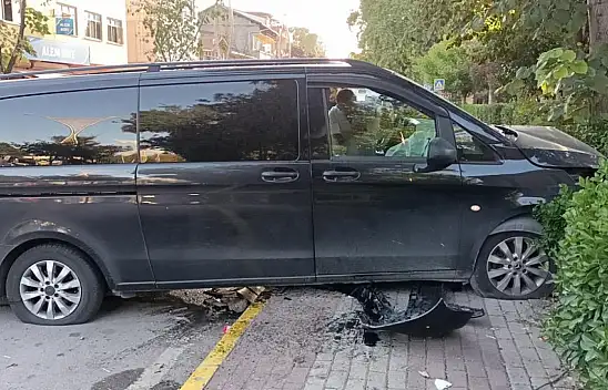 Minibüs ağaca çarptı