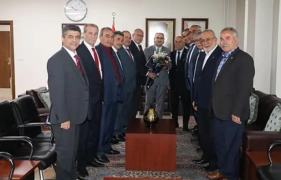 Muhtarlar Konya Valisi Özkan'ı ziyaret etti