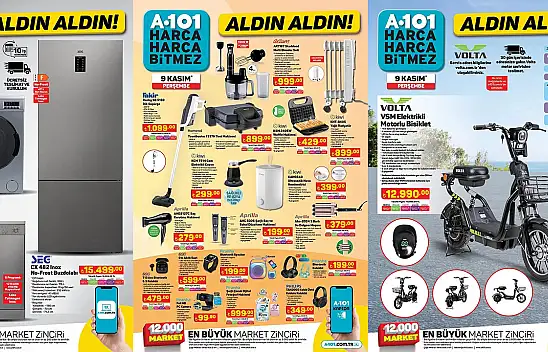 Mutfak ürünlerinde dev indirim! A101 9-17 Kasım aktüel ürün kataloğunu yayınladı