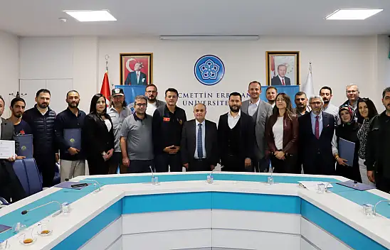 NEÜ sertifikalarını Verdi