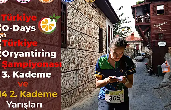 Oryantiring yarışmaları Alanya'da başlıyor!