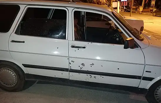 Otomobile silahlı saldırı yapıldı