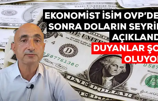 OVP'den sonra dolar kuru tahminleri duyanları şoke etti! Ekonomist isim OVP'den sonra doların seyrini açıkladı