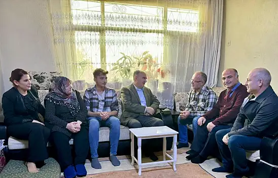 Özkan şehit ailesini ziyaret etti!
