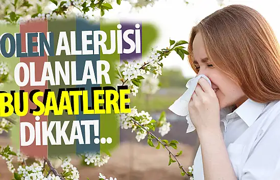 Polen alerjisi olanlar bu saatlere aman dikkat!
