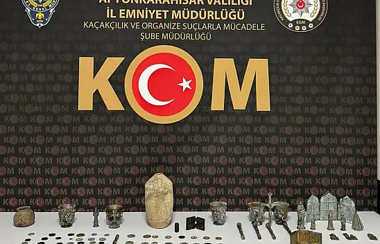 Polis ekipleri tarafından tarihi eser operasyonu yapıldı