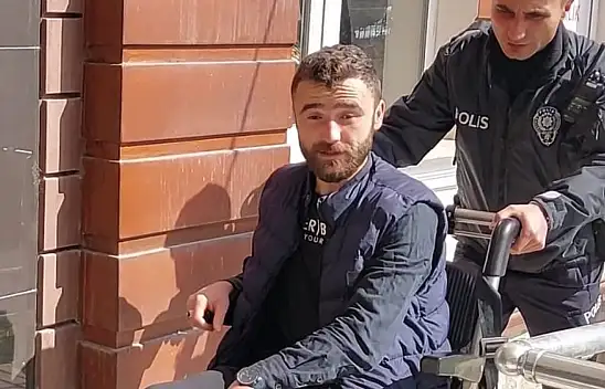 Polisten kaçarken kaza yapan şüphelisi adliyeye getirildi