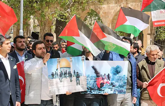 Şanlıurfa'da İsrail'in Mescid-i Aksa'ya yönelik saldırıları kınandı