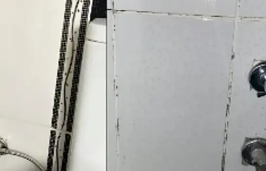 Sararmış ve kararmış fayans aralarını temizleyen karışım. Lekeye sıkmak yetiyor…