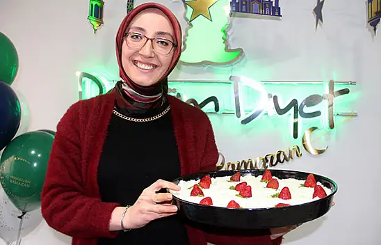 Şeker yerine balla yapılan güllaç