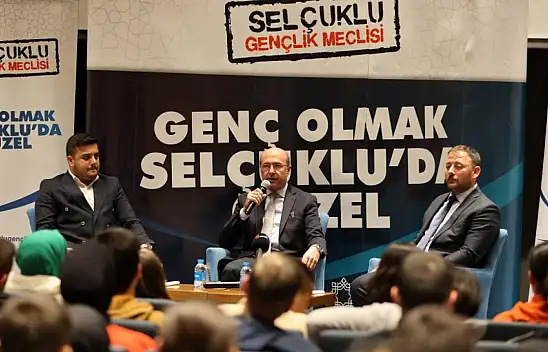Selçuklu Belediye Başkanı Ahmet Pekyatırmacı öğrencilerle buluştu
