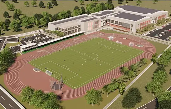 Selçuklu Belediyesi'nin Türkiye'nin ilk yeşil sertifikalı sporcu yetiştirme merkezinin yapımı devam ediyor!