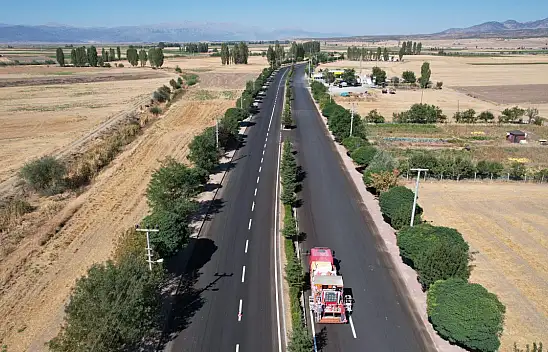 Seydişehir'de yol çalışması devam ediyor