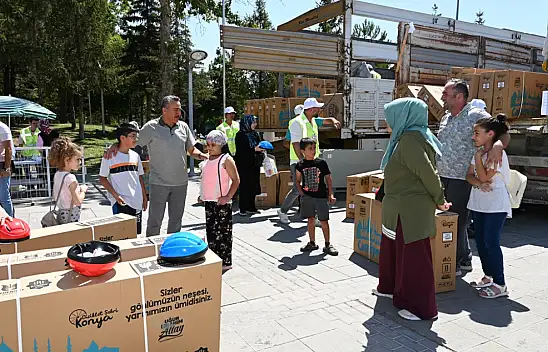 Seydişehirli çocuklar bisikletlerine kavuştu