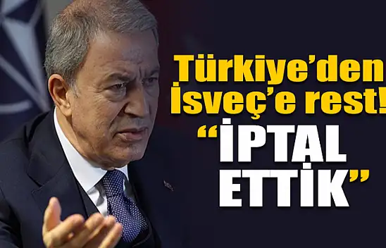 Skandal sonrası Türkiye'den İsveç'e rest!