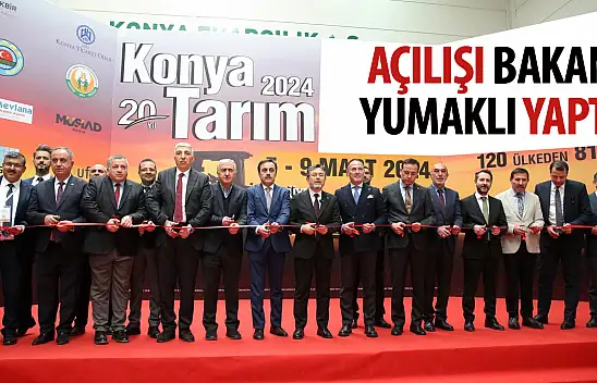 Tarım ve Orman Bakanı Yumaklı, Tarım Fuarı açılışına katıldı!