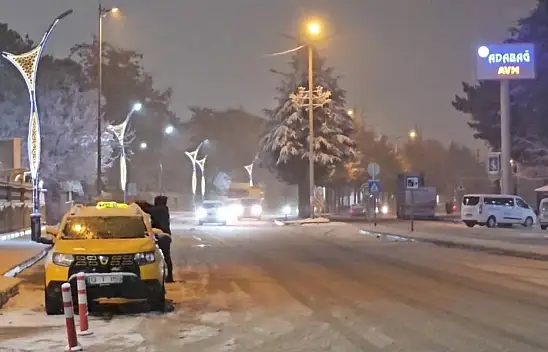 Tatvan'da kar yağışından dolayı köy yolları kapandı