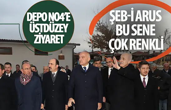 TBMM Başkanı Kurtulmuş ve Kültür Bakanı Ersoy Depo no4'ü Ziyaret Etti