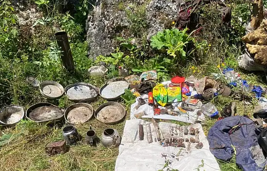 Terör örgütüne ait sığınak tespit edildi