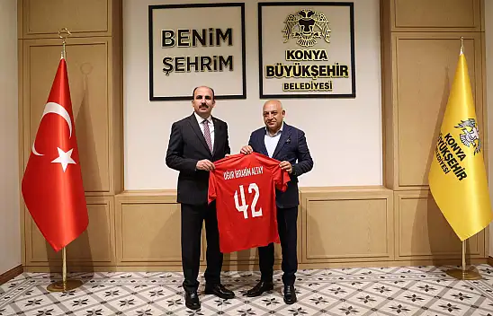 TFF Başkanı Büyükekşi Başkan Altay'ı ziyaret etti