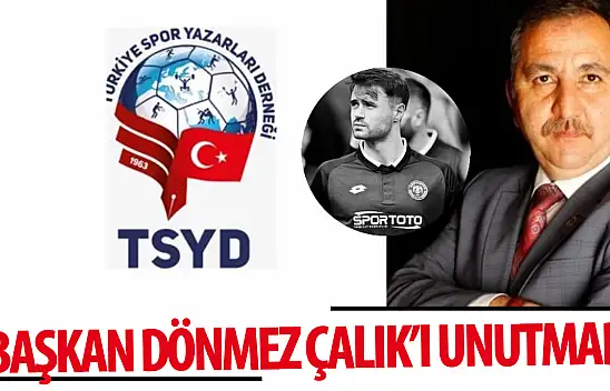 TSYD Konya Şube Başkanı Murat Dönmez, Ahmet Çalık'ı Unutmadı!
