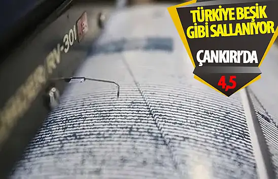 Türkiye beşik gibi sallanıyor: Deprem haberi üst üste geliyor!
