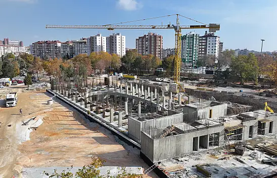 Türkiye'nin ilk sıfır karbon şehir kütüphanesi Konya'da yükseliyor