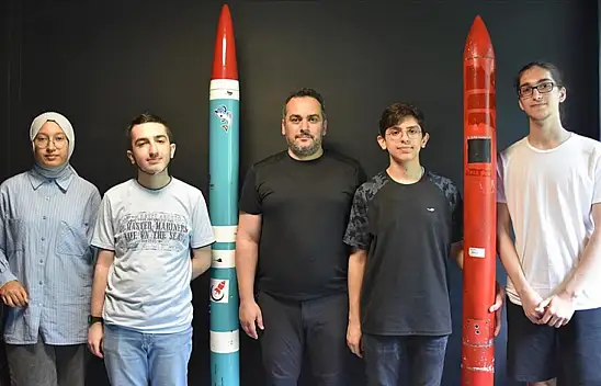 Uçan Hamsi Roket Takımı TEKNOFEST'e hazırlanıyor