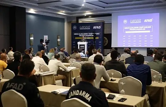 Vali Özkan, Obruk Alanlarının Tespit Edilmesi Projesi 4. Çalıştayına katıldı