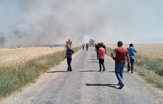 Yangını söndürmek istedi, canından oldu