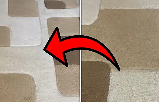 Zahmetsiz ovalamadan halı temizlemenin püf noktası. Sarılık ve kararmayı anında alıyor