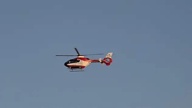 10 yaşındaki çocuk için Ambulans uçak ve helikopter aynı anda havalandı