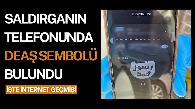 2 polisimizi şehit eden saldırganın telefonunda DEAŞ sembolü bulundu: İnternet geçmişi dikkat çekti!