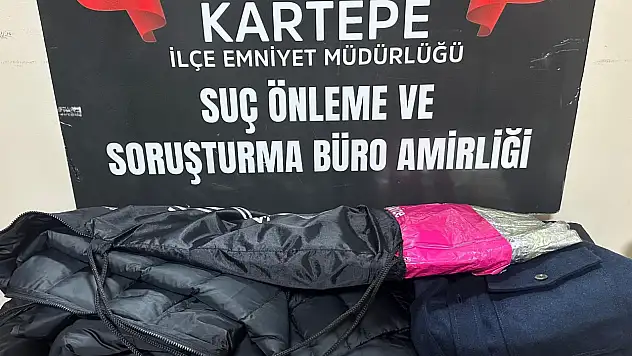25 bin liralık kıyafet çalan hırsız  yakalandı