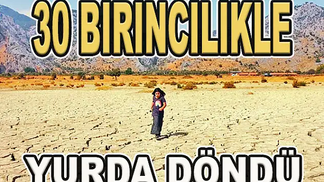 30 birincilikle yurda döndü
