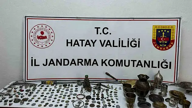 310 adet tarihi eser niteliği taşıyan obje ele geçirildi