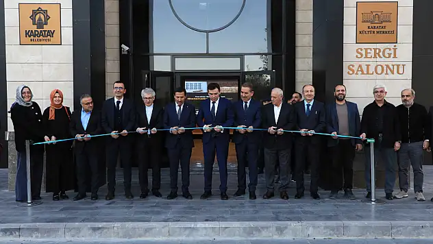 32 kursiyerin eserleri Karatay'da sanatseverlerle buluştu