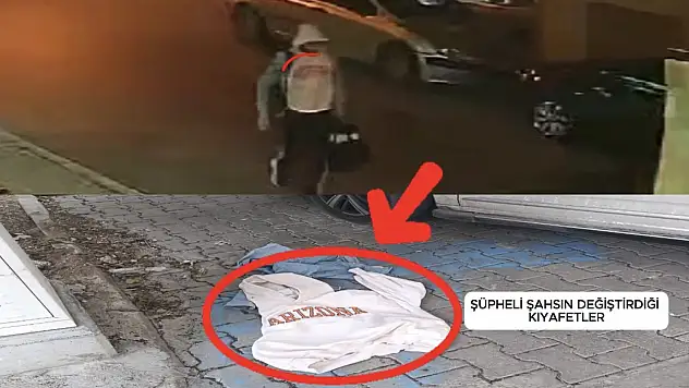 400 bin TL'lik hırsızlık yaptı, kıyafetini değiştirerek saklandı